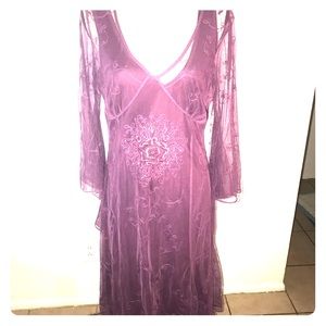 PURPLE LACE DRESS